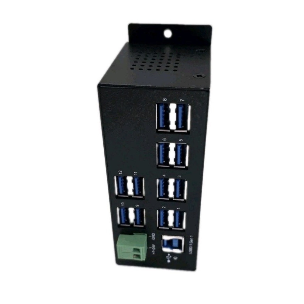 Coolgear CG-12PU31HB 12-Port USB3.1 Gen 1 Hub 12-Port w/15KV ESD Surge...
